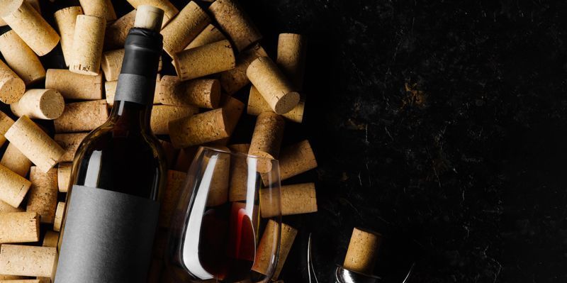 tapones sintéticos para botellas de vino