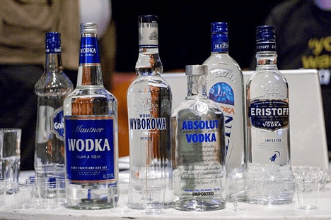 types de vodka